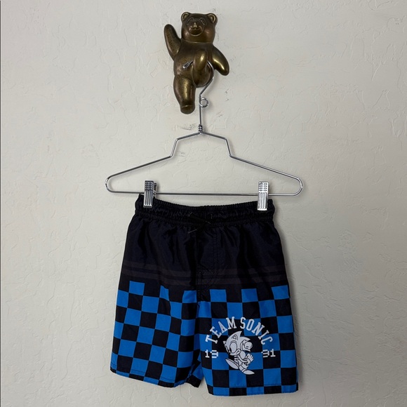 5 for $25🌈 bundle Sonic boys Checkered Shorts swim shorts size S - Picture 1 of 3